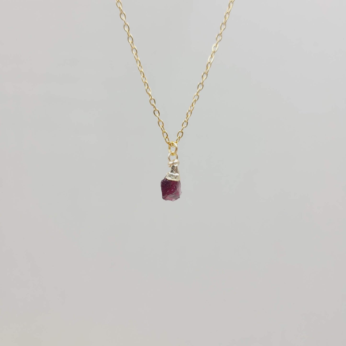 Irregular Crystal Raw Stone Gem gemstone Necklace