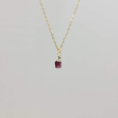 Irregular Crystal Raw Stone Gem gemstone Necklace