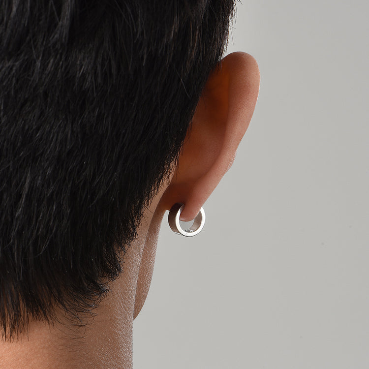 Sterling Silver Chunky Stud Earrings