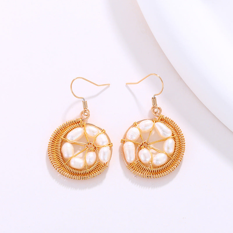 Bohemian Ethnic Style Hand-woven Earrings