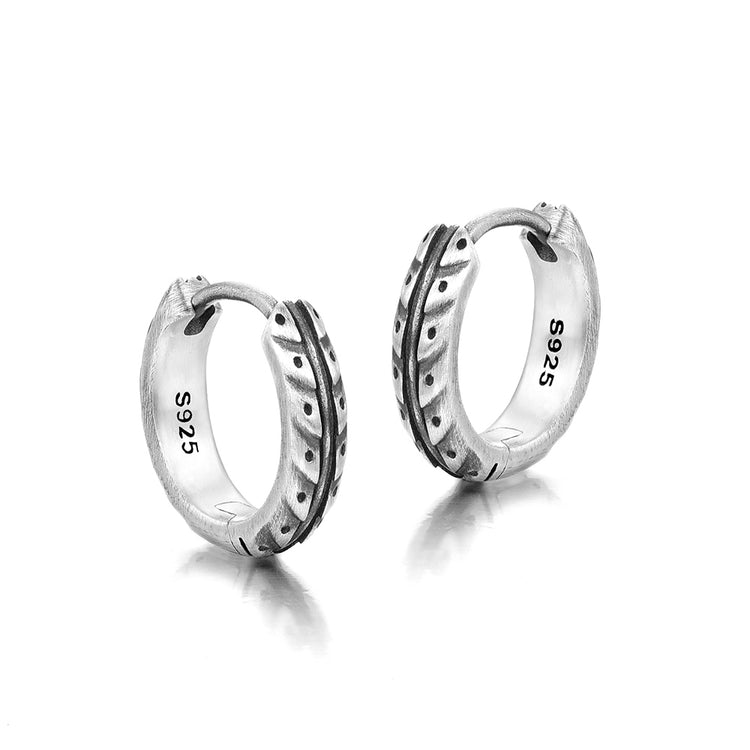 Sterling Silver Niche Design Locomotive Earrings