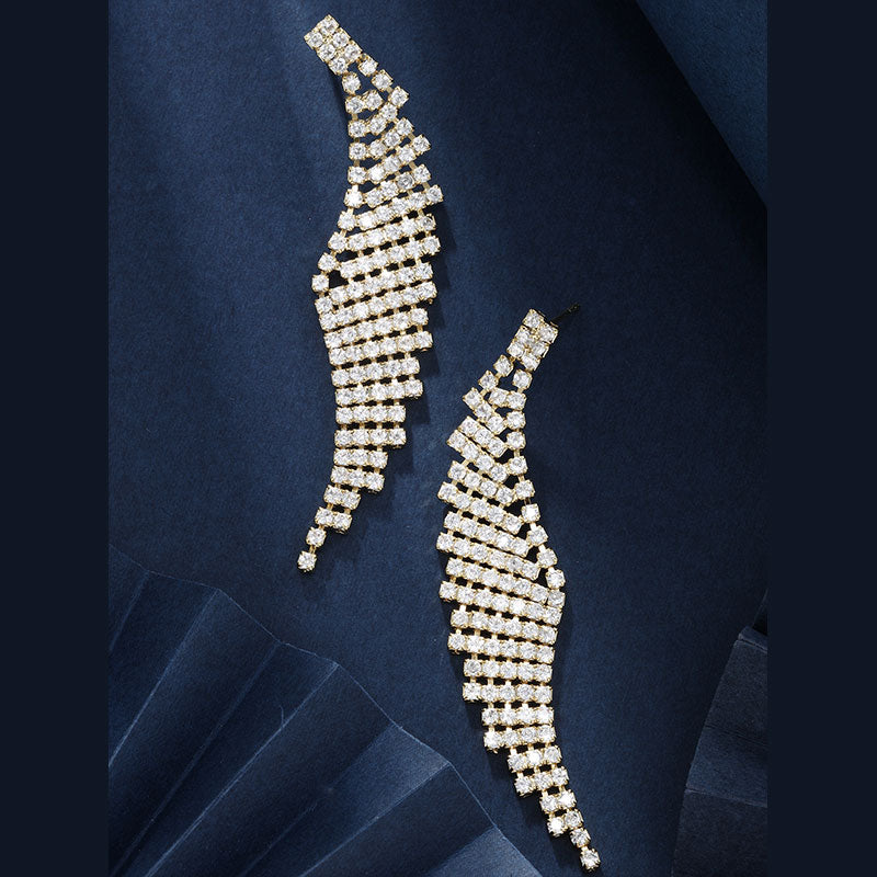 Exaggerated Long Tassel Wing Earrings for Women