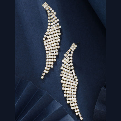 Exaggerated Long Tassel Wing Earrings for Women