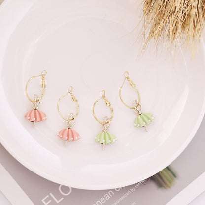 Swan Dance Fashion Personality Stud Earrings