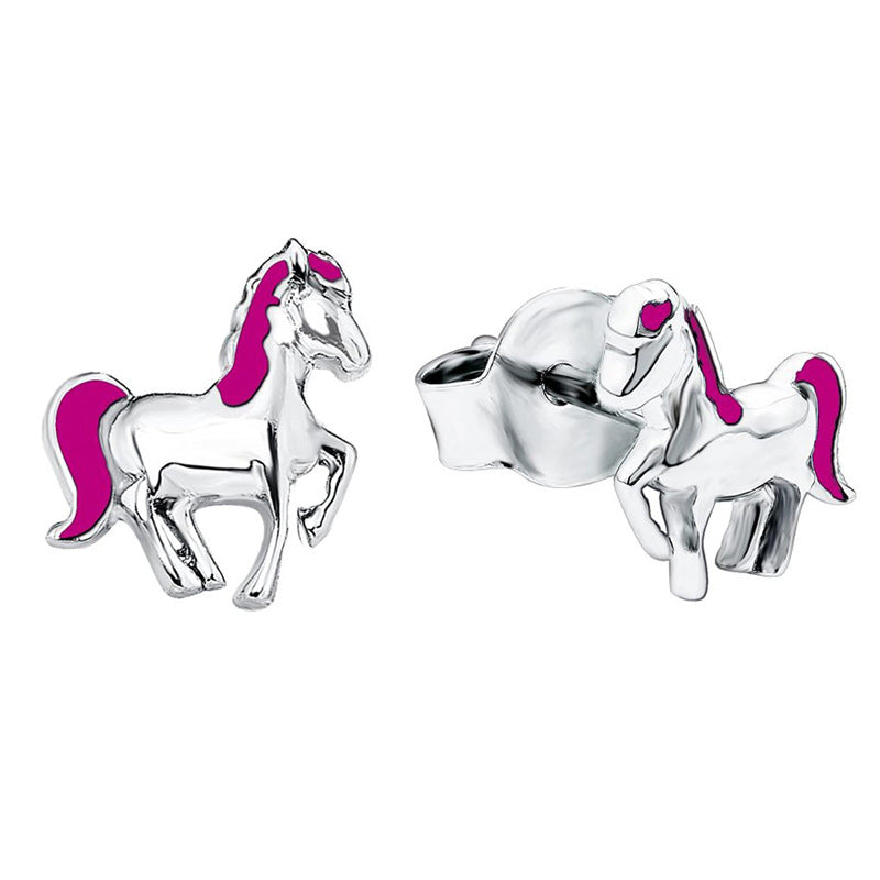 Fashion Pony Cute Stud Earrings