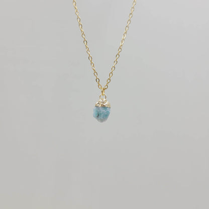 Irregular Crystal Raw Stone Gem gemstone Necklace