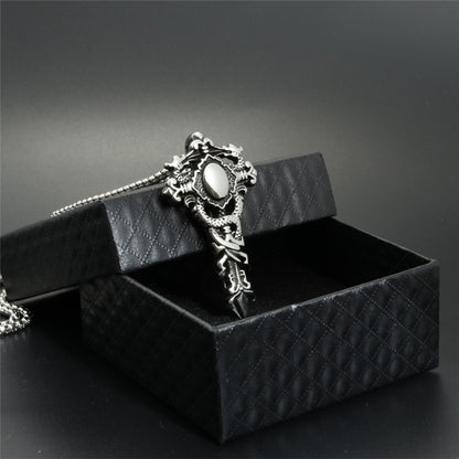 Hip Hop Retro Sword Cross Pendant