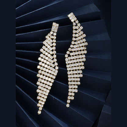 Exaggerated Long Tassel Wing Earrings for Women