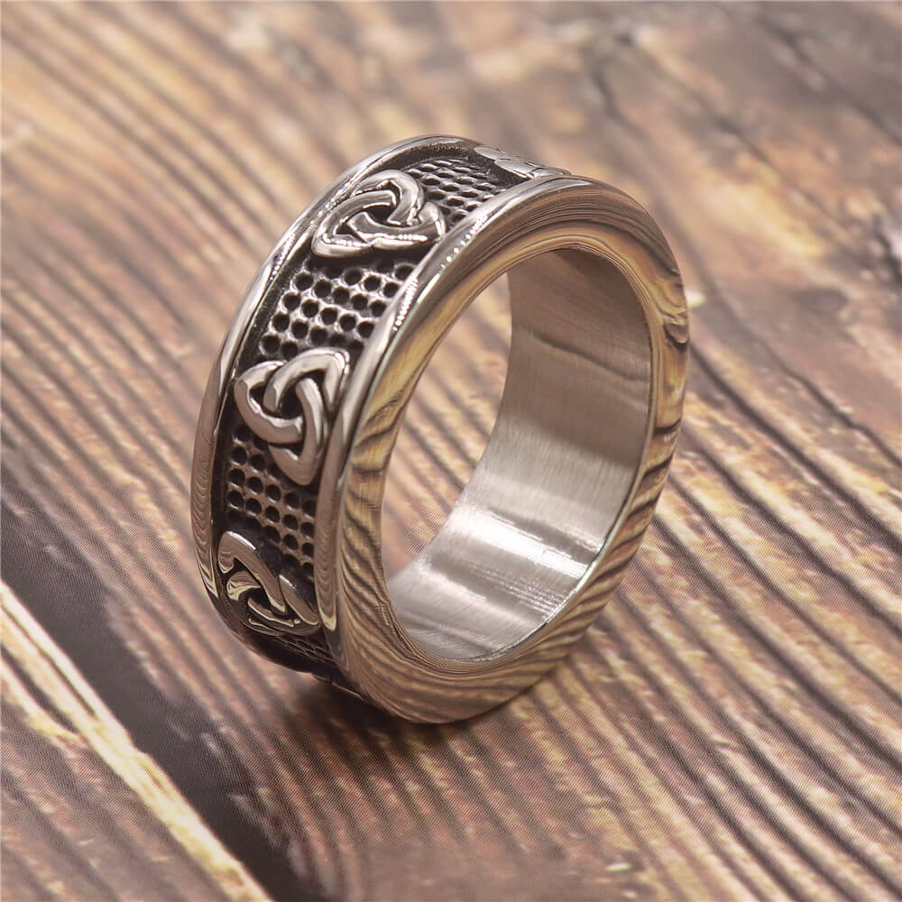 Stainless Steel Concentric Knot Ring