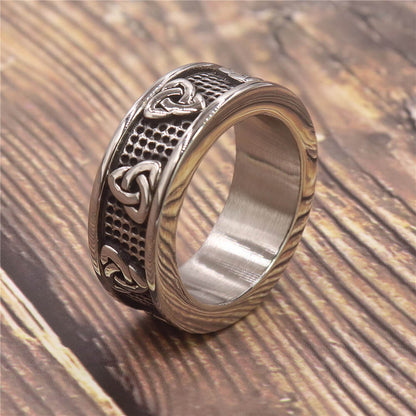 Stainless Steel Concentric Knot Ring