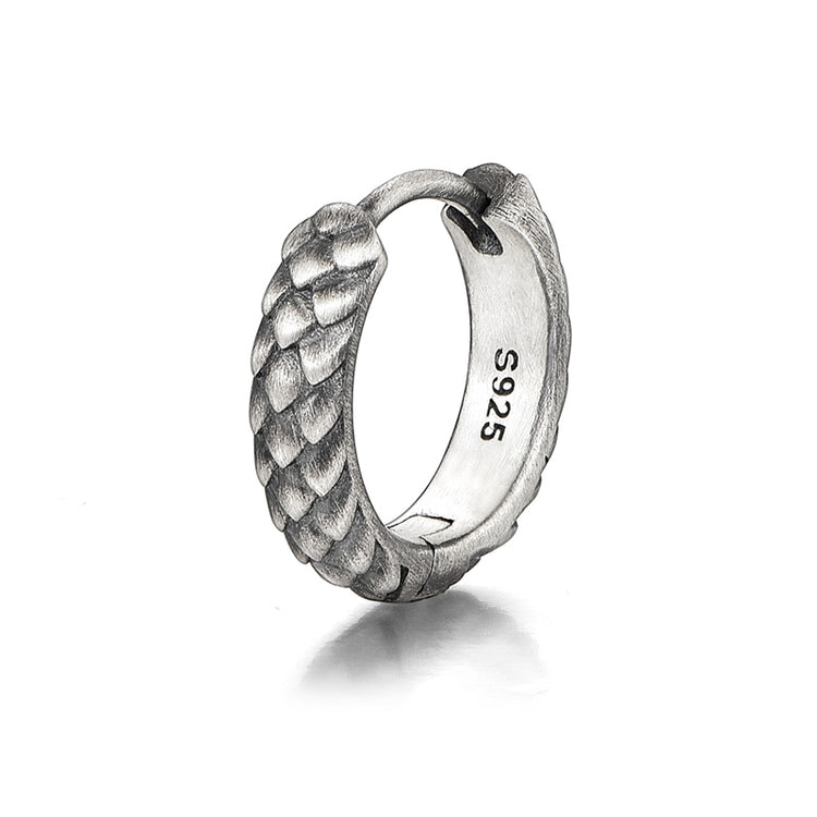 Sterling Silver Vintage Multi-Pattern Earrings