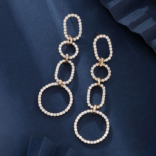 Geometric Exaggerated Hoop Earrings