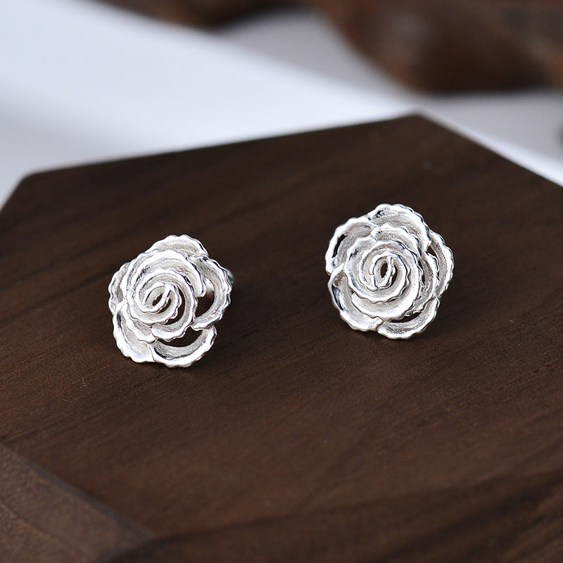S999 Anemone Retro Niche Design Earrings