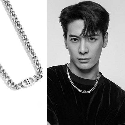 Niche Trend Hip Hop Men's Hundred Titanium Steel Necklace