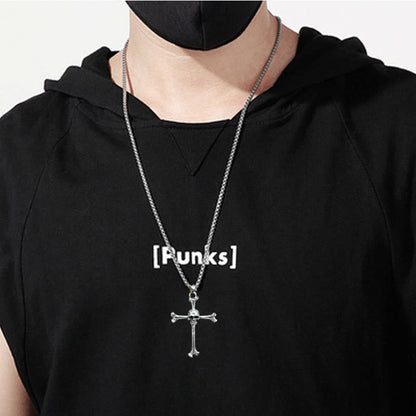 Men's Skull Cross Necklace