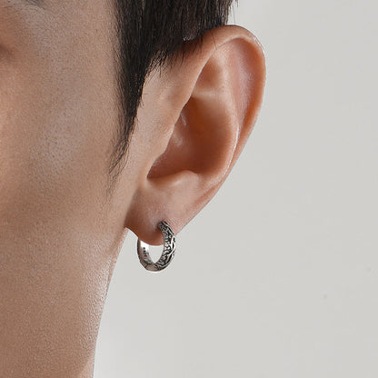 Sterling Silver Vintage Multi-Pattern Earrings