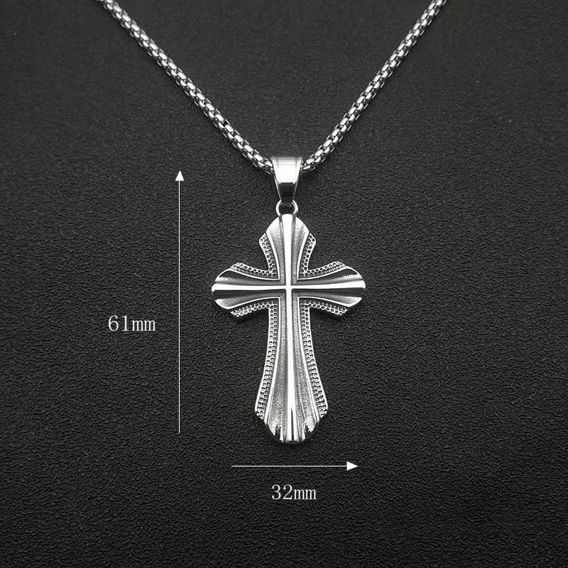 Punk Vintage Religious Cross Pendant
