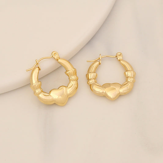 Simple Stainless Steel Geometric Stud Earrings