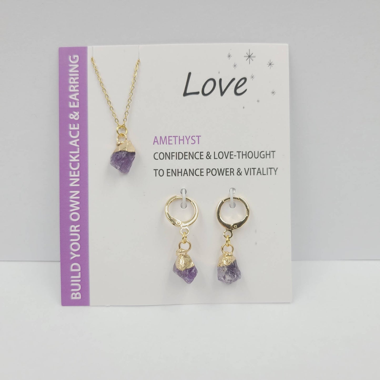 Gold-plated Stainless Steel Necklace Earrings