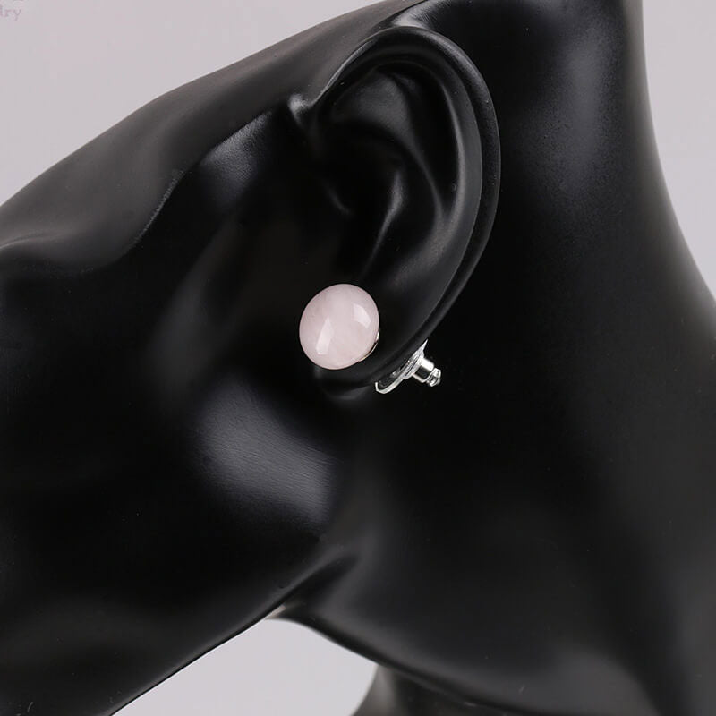 Simple Fashion Round Bean Earrings