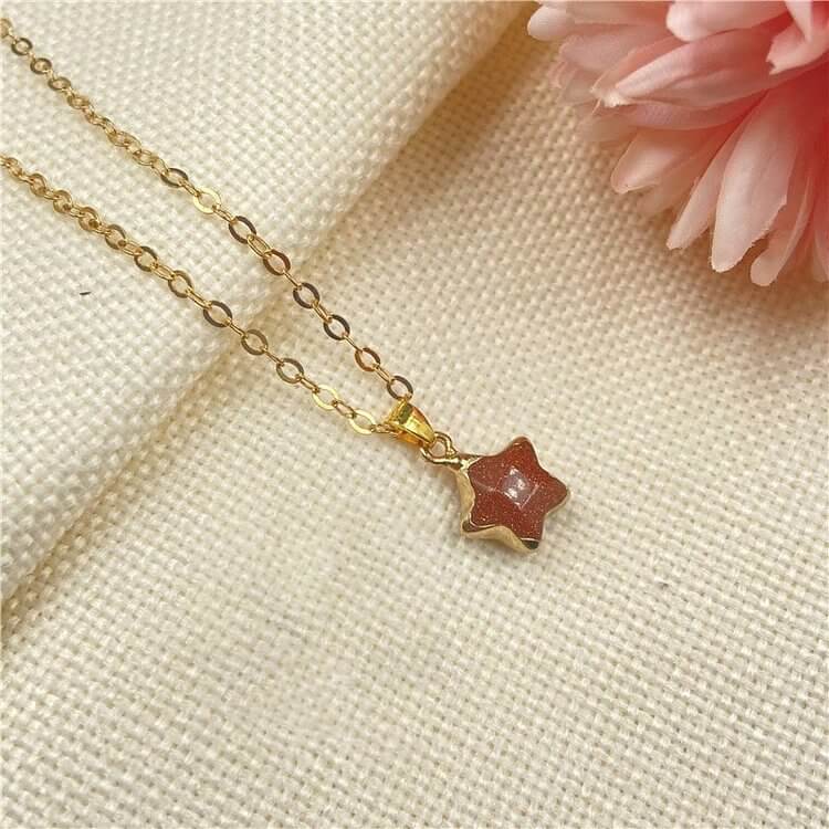 Stone Crystal Colorful Necklace