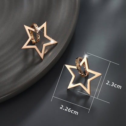 Fashion Star Simple, Compact, High-end and Elegant Earrings