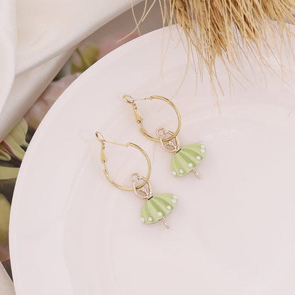 Swan Dance Fashion Personality Stud Earrings