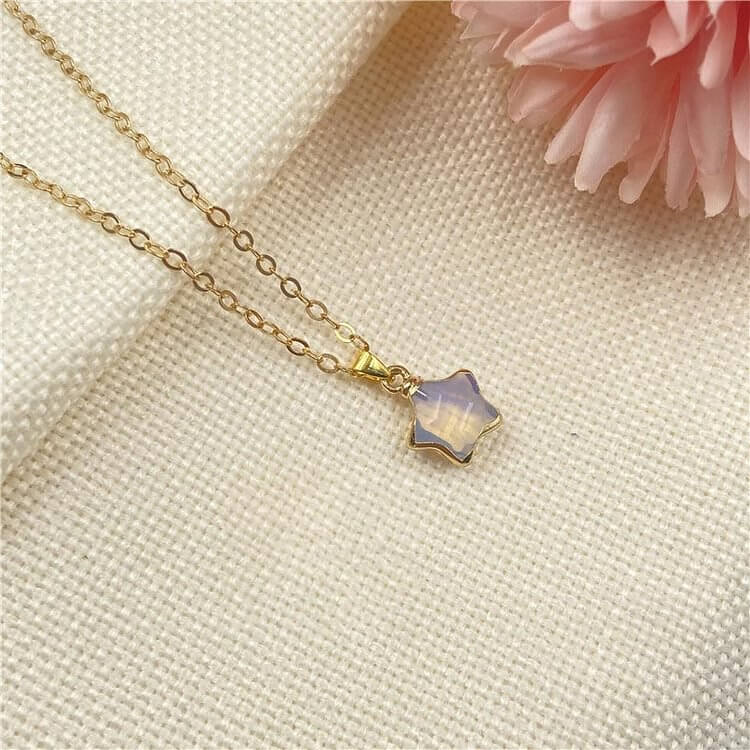 Stone Crystal Colorful Necklace
