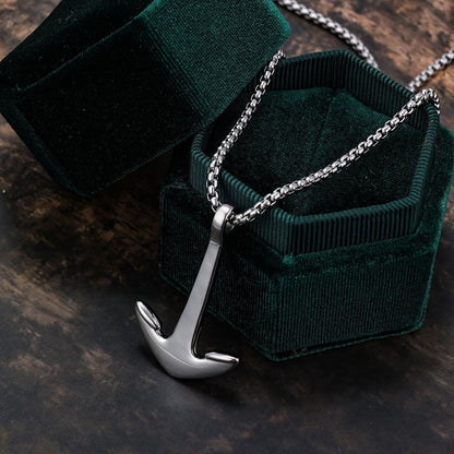 Simple Fashion Anchor Shape Smooth Pendant