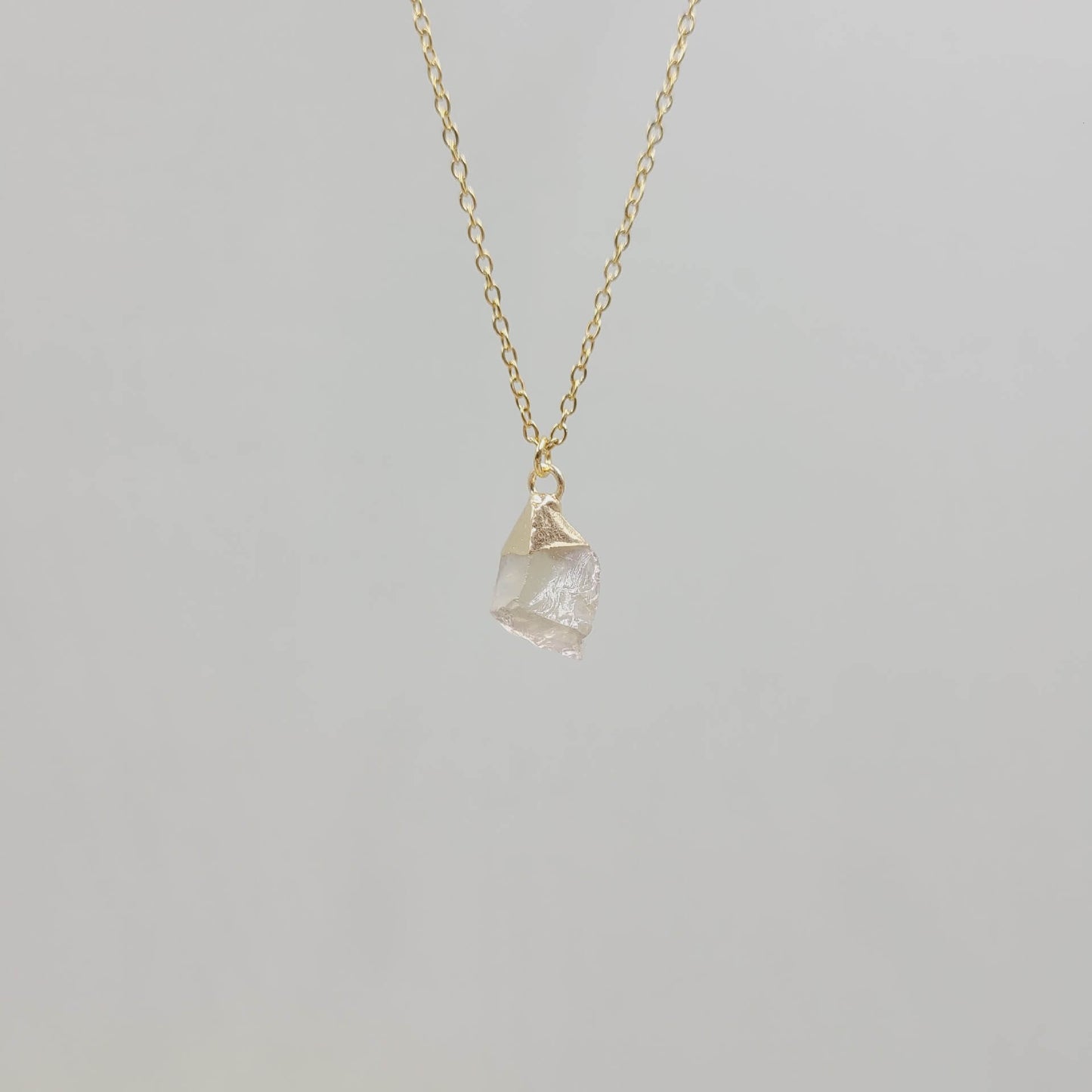 Irregular Crystal Raw Stone Gem gemstone Necklace