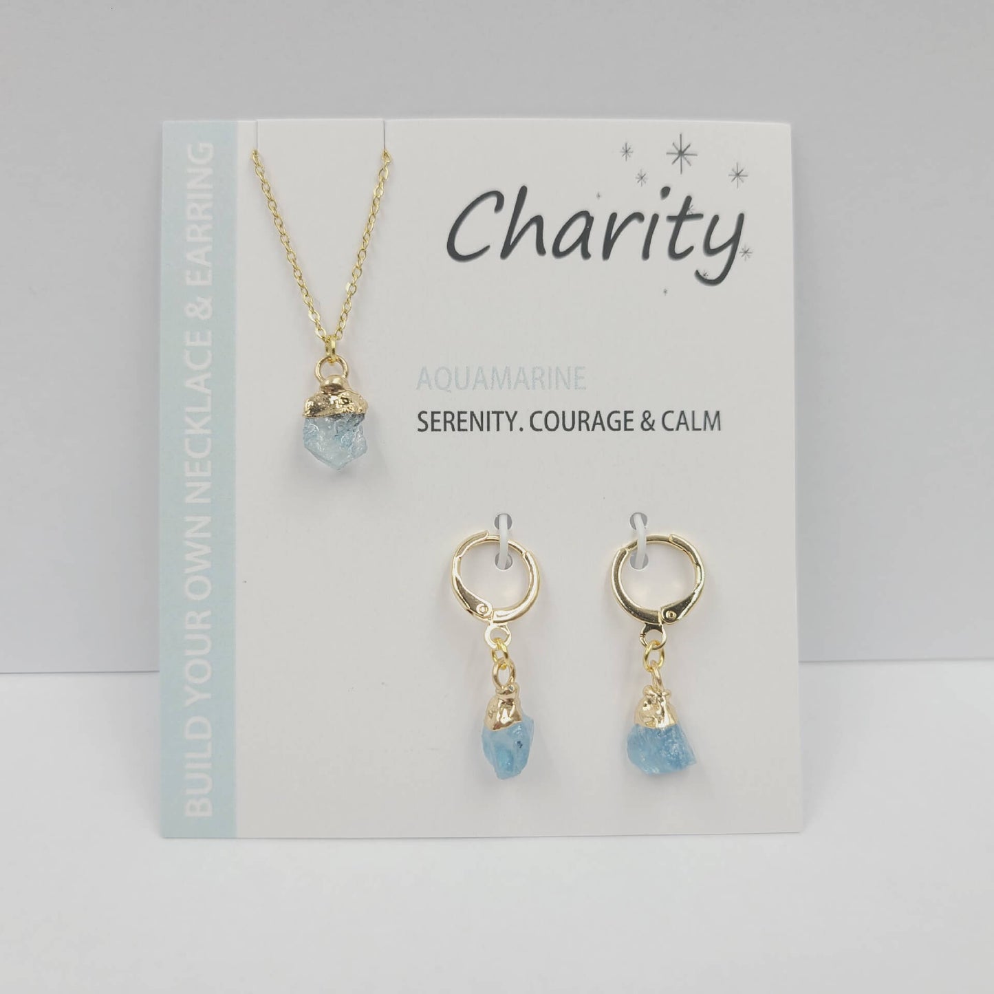 Gold-plated Stainless Steel Necklace Earrings