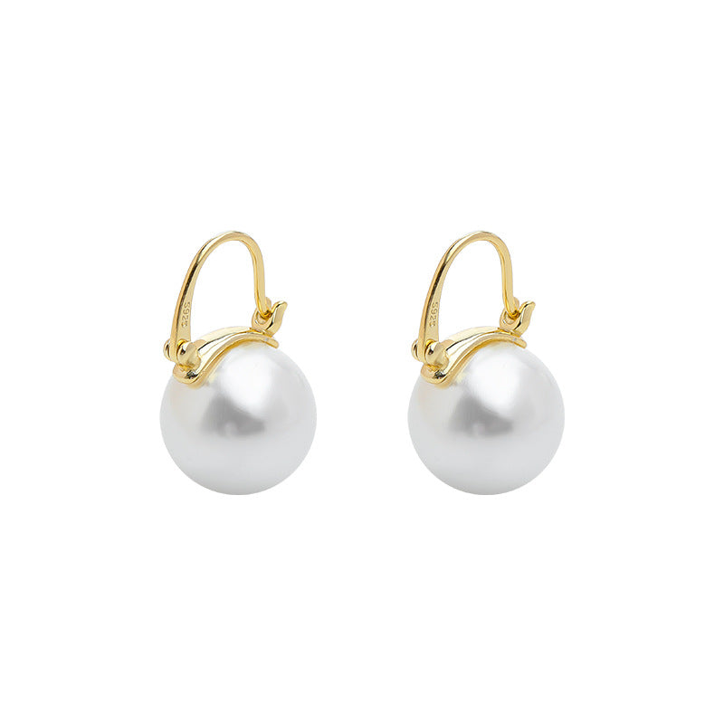 S925 Silver Pearl High Quality Earrings