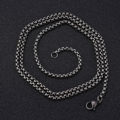 Vintage Double-sided One-eyed Ghost Skull Pendant