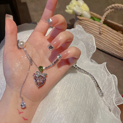 Love Flower Drops Pearl Necklace