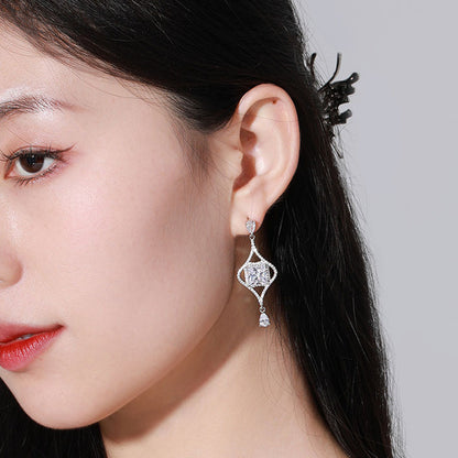 French Personalized Hot Air Balloon Earrings