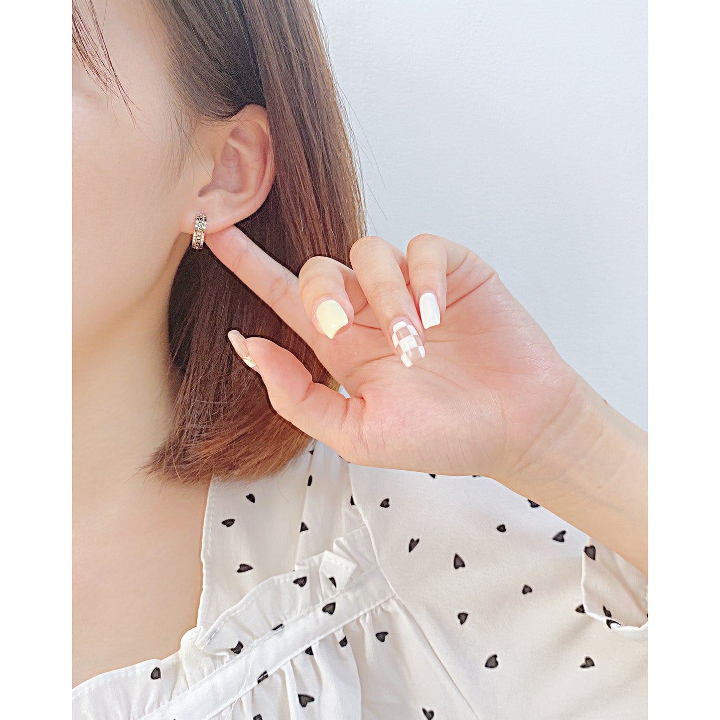 Stainless Steel Rope Totem Huggie Hoop Earrings