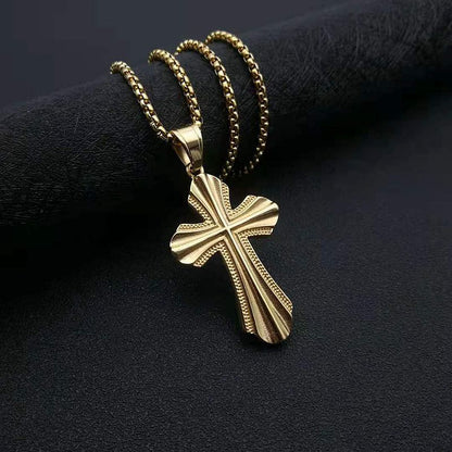Punk Vintage Religious Cross Pendant