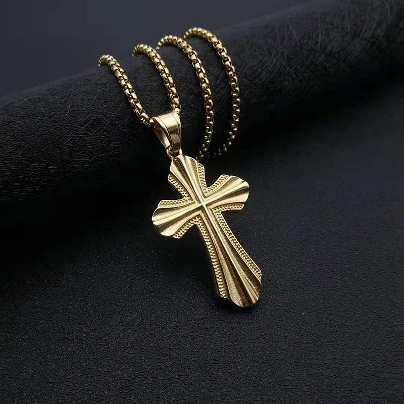 Punk Vintage Religious Cross Pendant