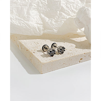 Stainless Steel Bud Shape Stud Earrings