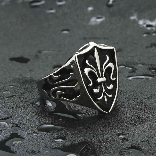 Crow Sword Totem Ring Retro Trendy Male Punk