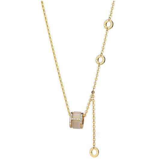 Small Waist Titanium Steel Necklace Light Luxury Niche Design