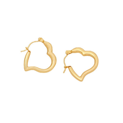 Simple Stainless Steel Geometric Stud Earrings