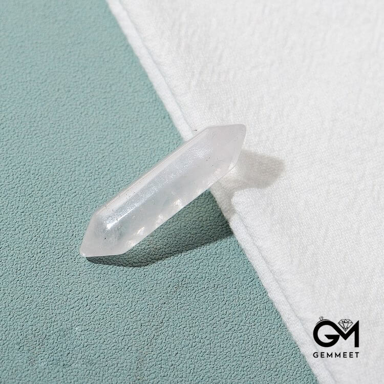 Crystal Double Pointed Column Chakra Stone Decoration