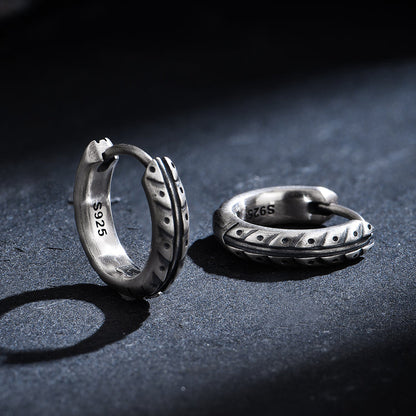 Sterling Silver Niche Design Locomotive Earrings