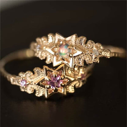 Women's Vintage North Star Opal Ring