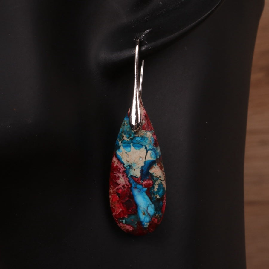 Drop Blue Earrings Are Popular