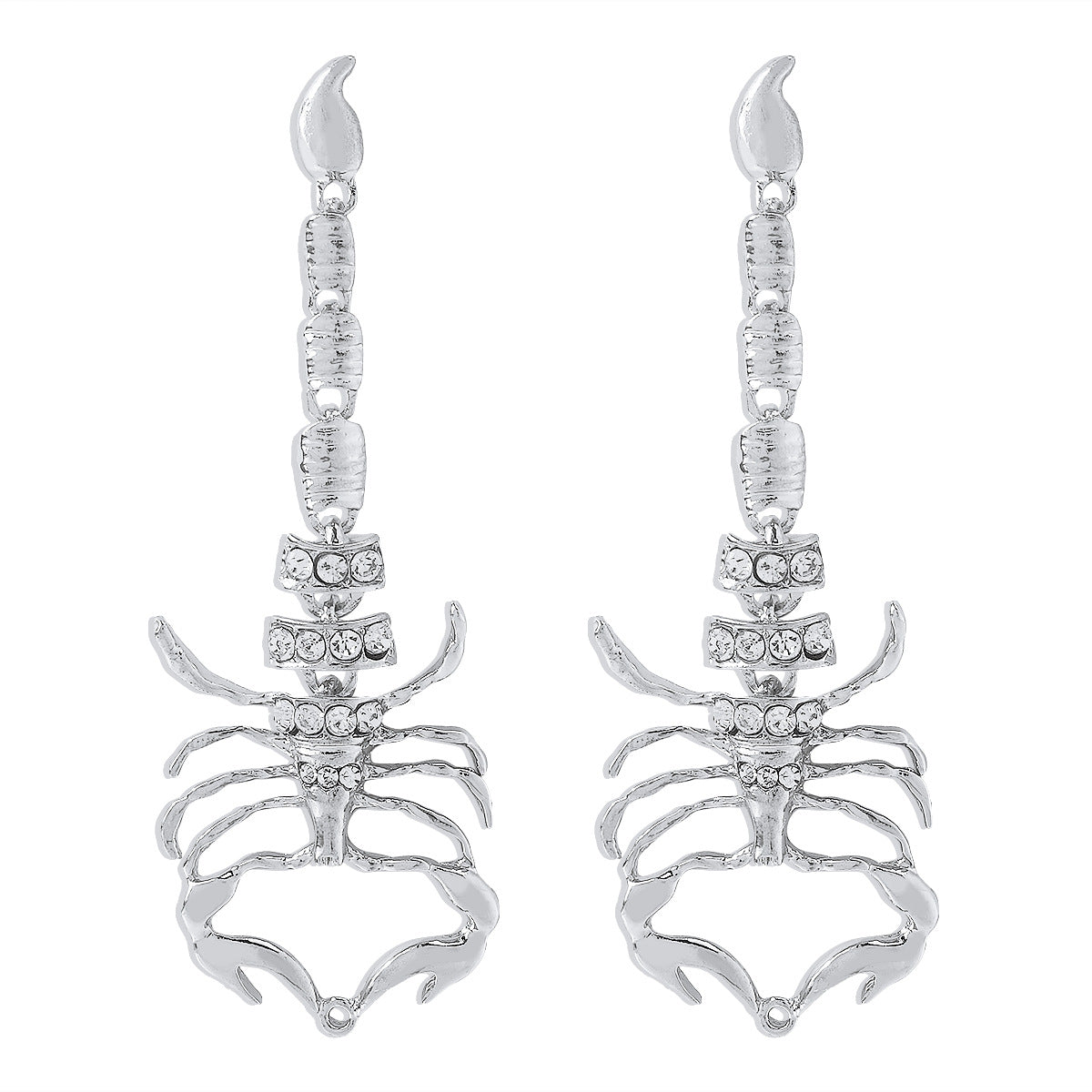 Halloween Scorpion Full Stones Drop Earrings
