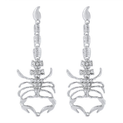 Halloween Scorpion Full Stones Drop Earrings