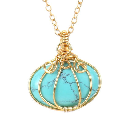 GUARDIAN PUMPKIN - Creative Pumpkin Crystal Necklace