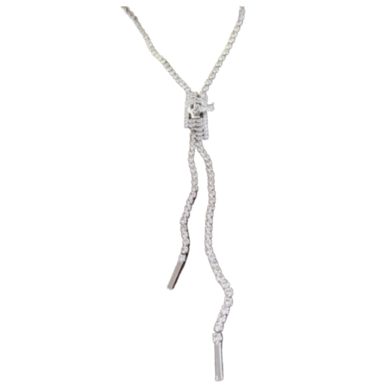 Diamond Set Light Luxury High Sense of Everything Necklace